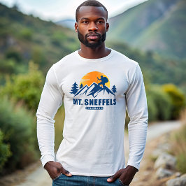 Retro Mount Sneffels Hike T-Shirt Lång Ärmad Tröja
