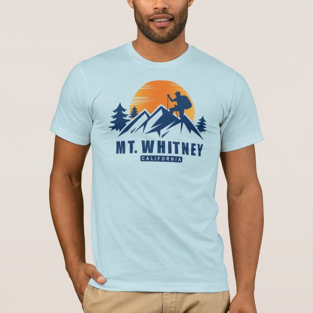 Retro Mount Whitney Hike T-Shirt (Framsida)