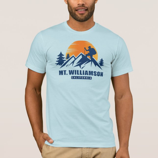 Retro Mount Williamson Hike T-Shirt (Framsida)