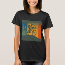Retro Mountain Biker Heartbeat