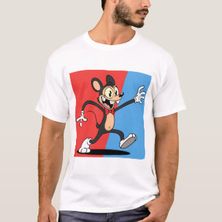Retro Mouse: Ett schaktfullt läpp i Animeringens f T Shirt