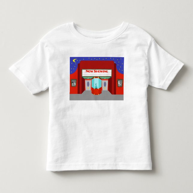 Retro Movie Theater T-Shirt (Framsida)