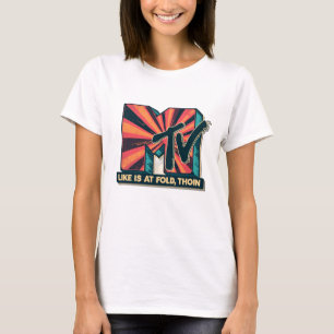 Retro MTV Classic Logotyp T-Shirt