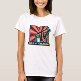 Retro MTV Classic Logotyp T-Shirt