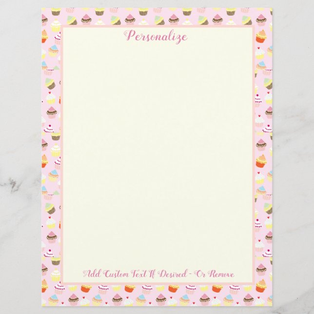 Retro Muffinsar Bakery Dessert Personalize (Framsida)