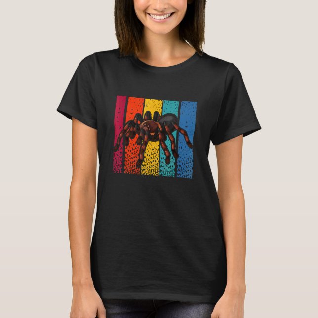 Retro Multi-Legged Horror Hamster Tarantula Graphi T Shirt (Framsida)