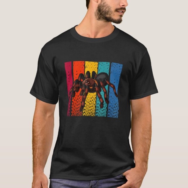 Retro Multi-Legged Horror Hamster Tarantula Graphi T Shirt (Framsida)