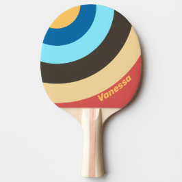 Retro Mummel Cirkelrand med namn Pingisracket