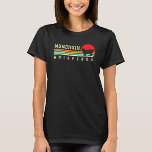 Retro Munchkin Cat Vintage Mini Cat Mamma Cute Pet T Shirt