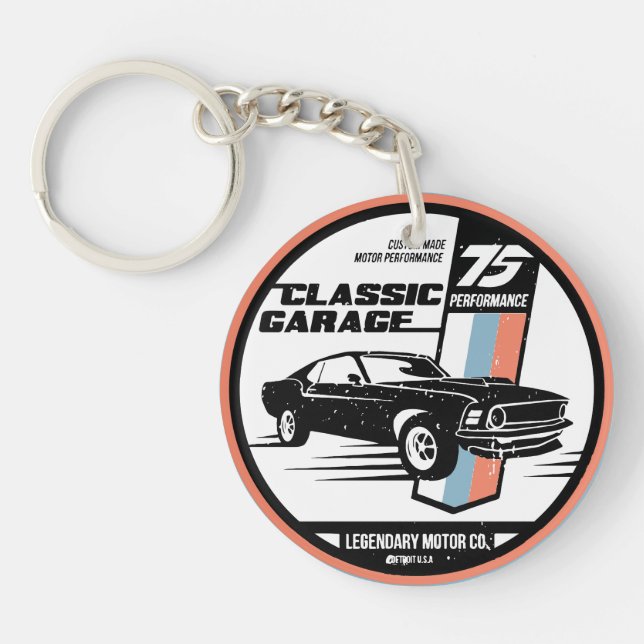 Retro Muscle Car Revival Tröja (Framsidan)