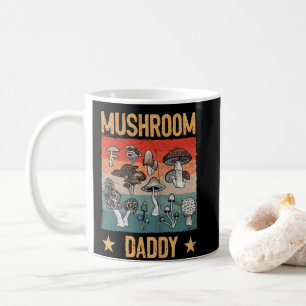 Retro Mushroom pappa Mycology Fungi Foraging Älska Kaffemugg