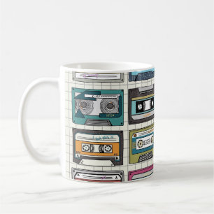 Retro Music Cassette: Nostalgic Icon Kaffemugg