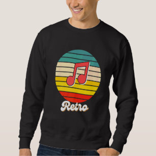 Retro Music kan byta ut Retro Music i världen Lång Ärmad Tröja