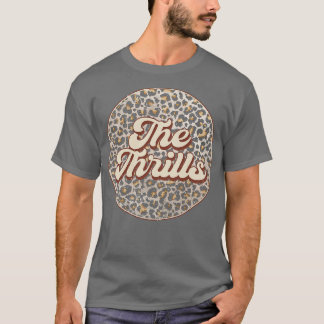 Retro Music Thrills Personlig Circle Birth i Namn T Shirt