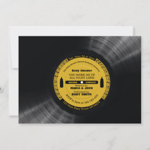 Retro Music Vinyl 60s 70:e inbjudan
