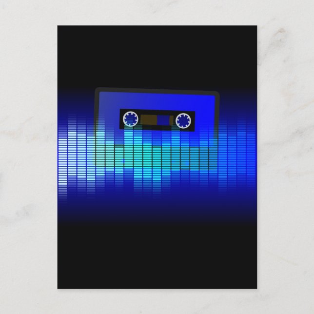 Retro Music Vykort (Framsida)
