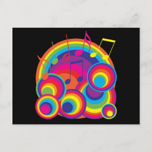 Retro Music Vykort