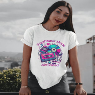 Retro musik älskare t shirt