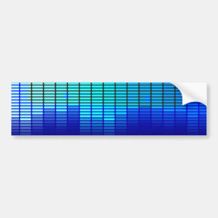 Retro musik bildekal