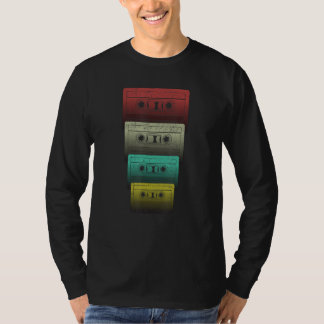 Retro musik kassettband gammaldags band mixband t shirt