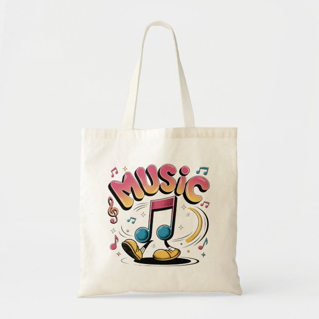 Retro Musik Tygkasse (Framsidan)