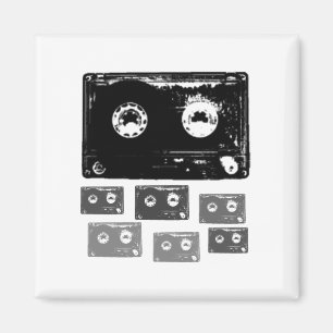 Retro musikdesign! magnet