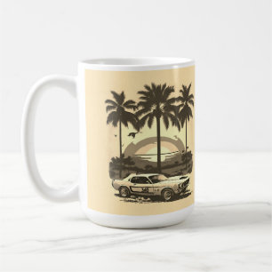 RETRO MUSTANG CAR Mugg