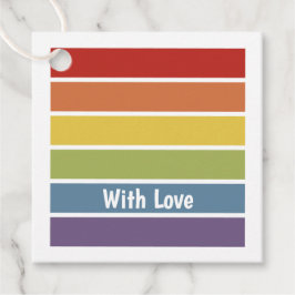 Retro MUT Personlig Färg med Kärlek regnbåge Gåvor Etiketter