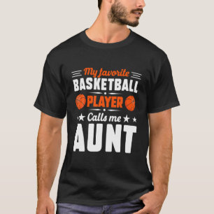 Retro My Favorite Basketball Player ringer mig Mos T Shirt