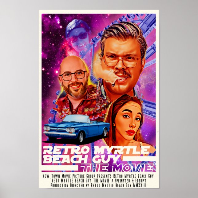 Retro Myrtle Beach Guy från filmen Poster (Framsidan)