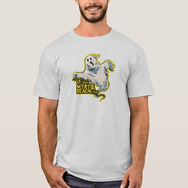 Retro Myrtle Beach Guy Halloween T Shirt (Framsida)