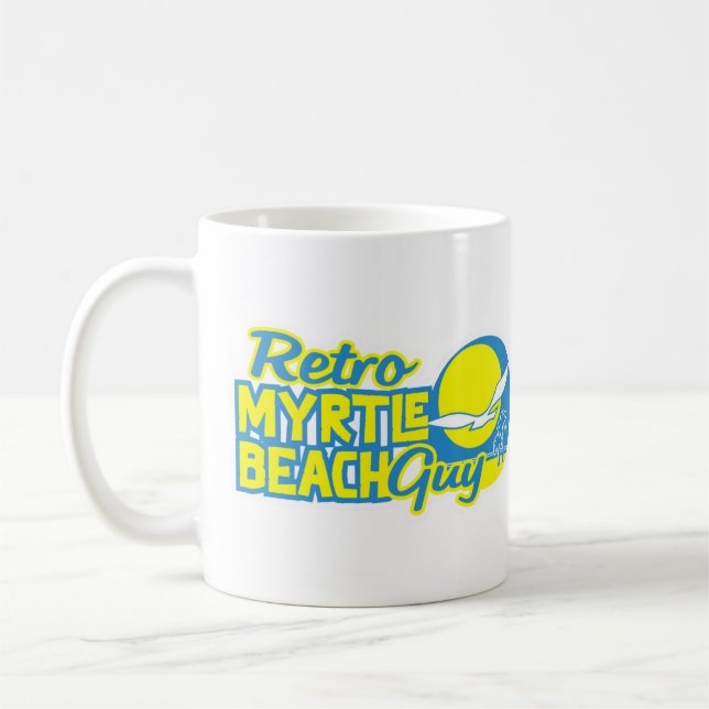 Retro Myrtle Beach Guy Kaffemugg (Vänster)