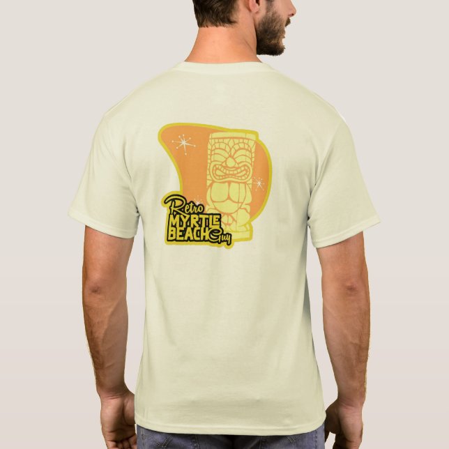 Retro Myrtle Beach Guy T Shirt (Baksida)