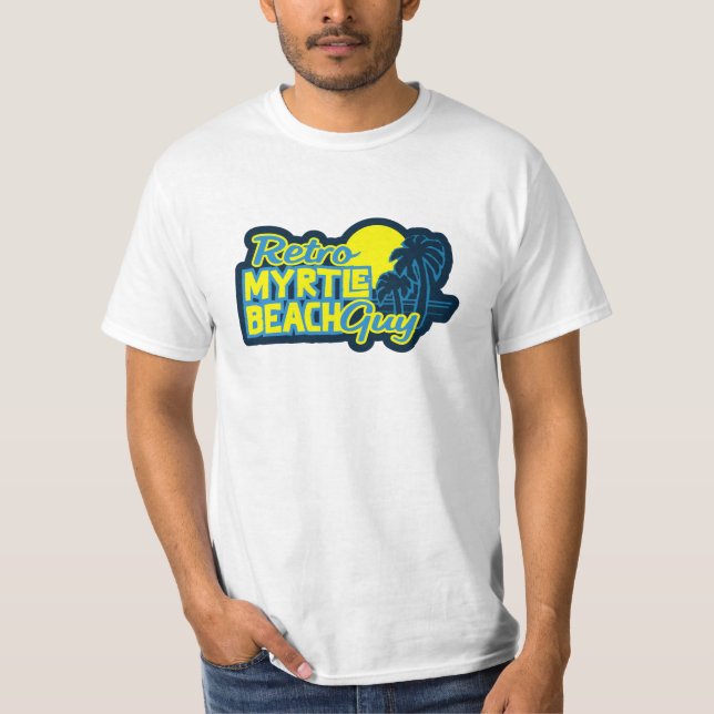 Retro Myrtle Beach Guy T Shirt (Framsida)