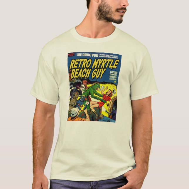 Retro Myrtle Beach Guy T Shirt (Framsida)