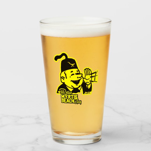 retro myrtle strand glaskopp (Framsida fylld)