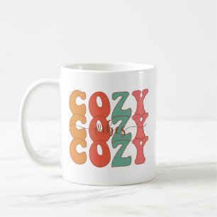 Retro Mysigt Vibes Fall Kaffemugg