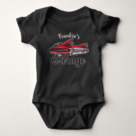 Retro NAMN Red Caddy Vintage Classic Car Garage T Shirt