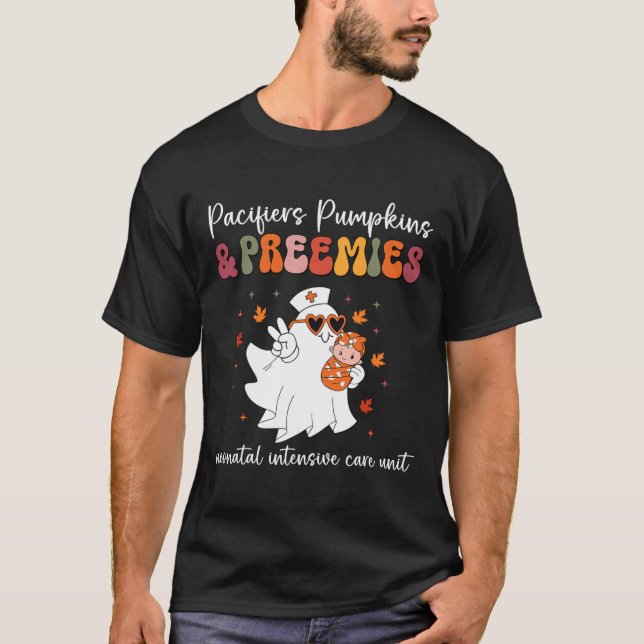 Retro Nappar Pumpkins Prefibers Thanksgiving Nic T Shirt (Framsida)