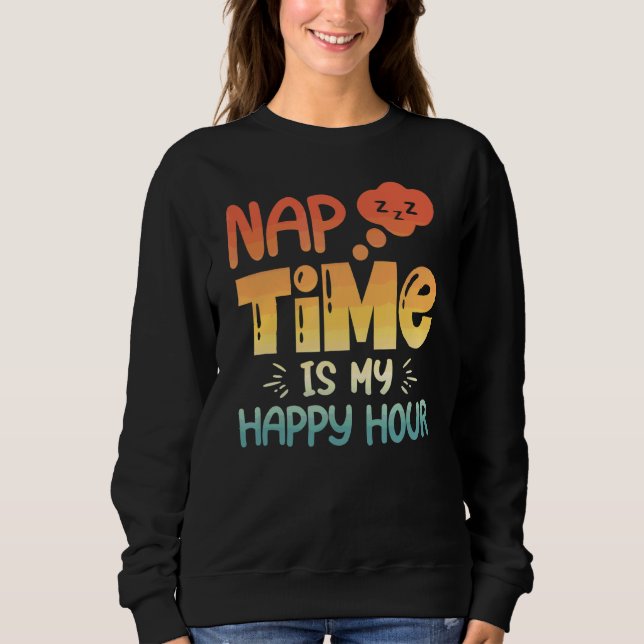 Retro Naptime är min Lycklig-timma. T Shirt (Framsida)