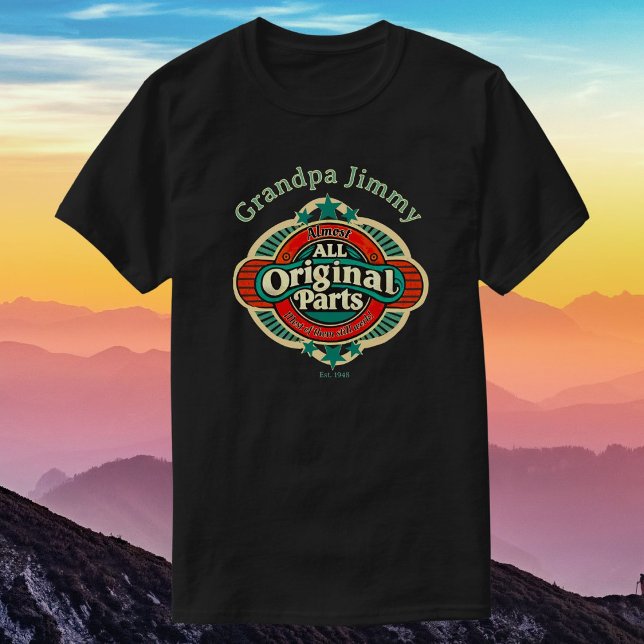Retro nästan alla originaldelar, Personlig T Shirt (Skapare uppladdad)