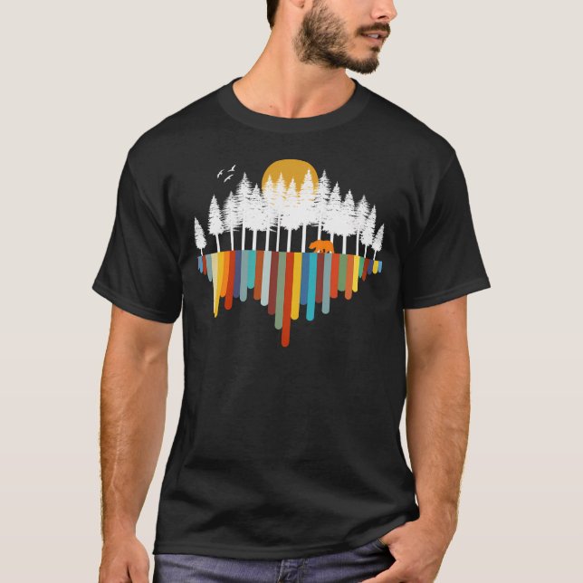 Retro Nature's Valley T Shirt (Framsida)
