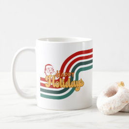 Retro naughty Jultomten Kaffemugg