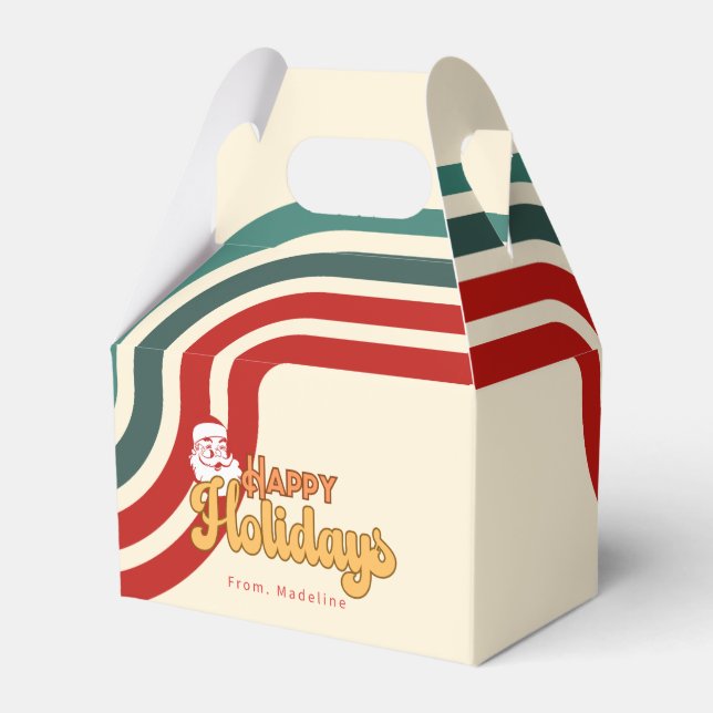 Retro naughty Jultomten Presentaskar (Framsidan Sidan)