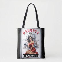 Retro Naughty och jag vet att det är jul Pinup