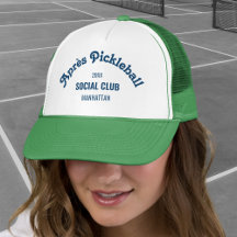 Retro Navy Après Pickle Ball Social Club Grön 