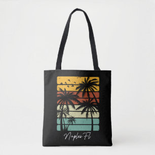 Retro Neapel Florida Vintage 70's 80's Beach Stil Tygkasse