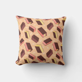 Retro Neapolitan Ice Cream Sandwich Mönster Kudde