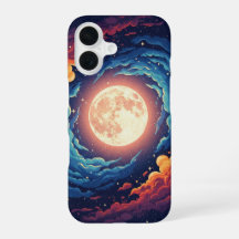 Retro Nebula Måne