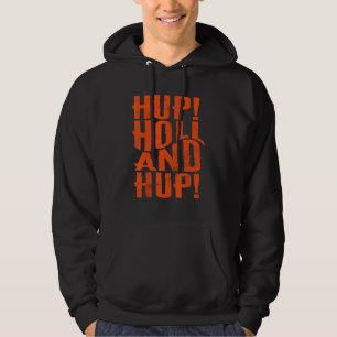 Retro Nederländerna Holländsk Fotboll Hup Holland Hoodie